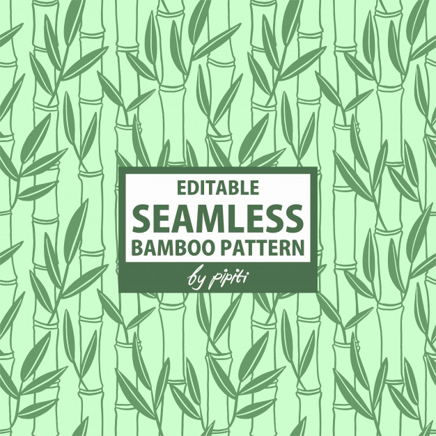 626x626 Editable Seamless Bamboo Pattern Vector Premium Download