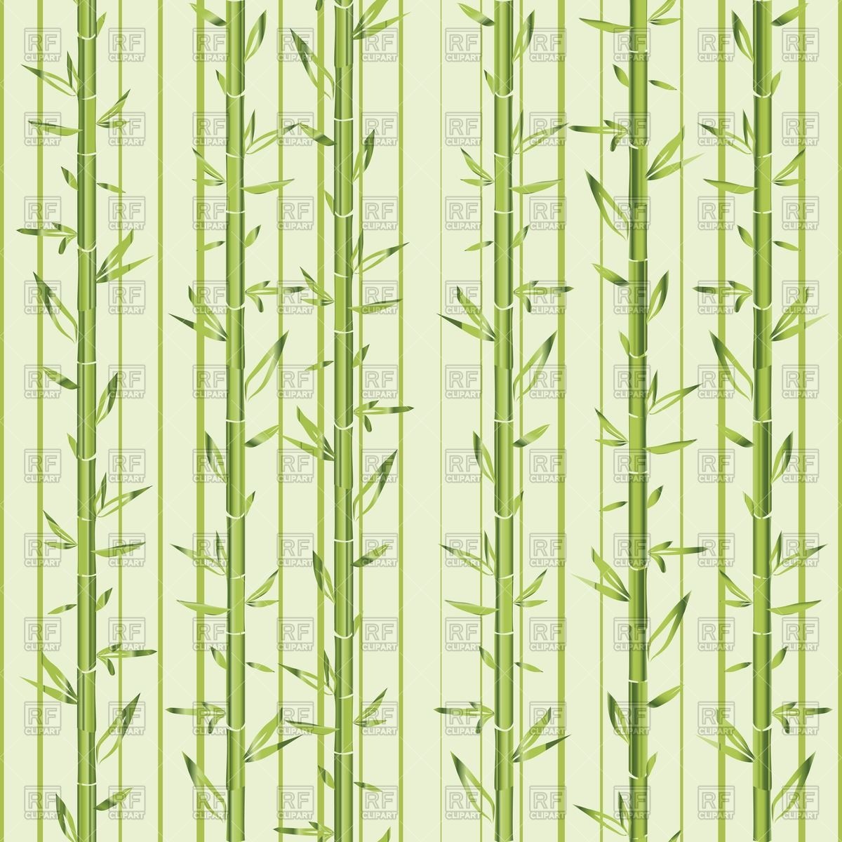 1200x1200 Seamless Pattern With Green Bamboo Vector Image Of Backgrounds