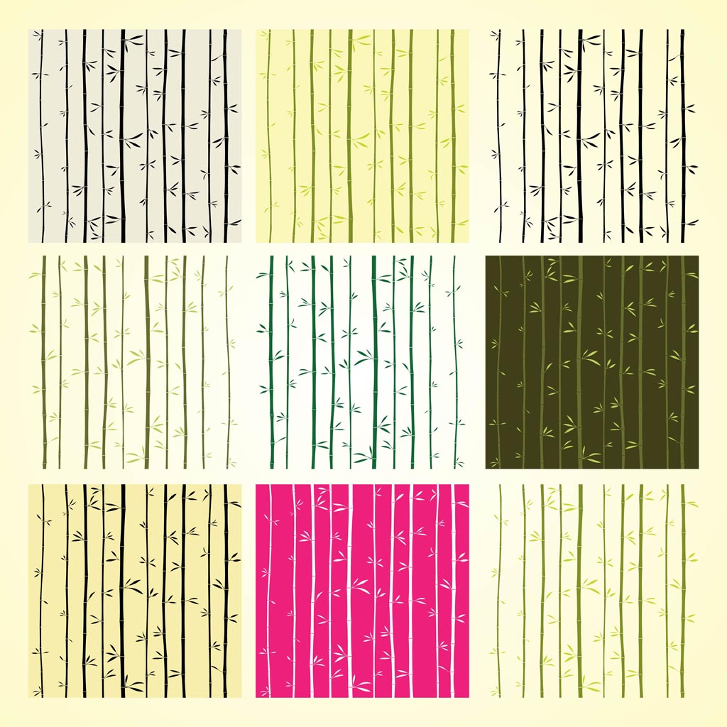 1024x1024 Bamboo Pattern Vector Art Graphics
