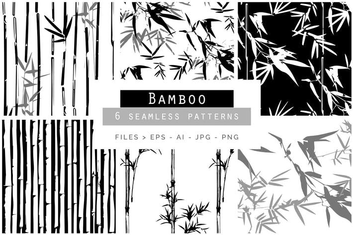 710x473 Bamboo Seamless Vector Patterns
