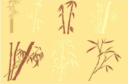 Different Silhouette Bamboo Vector Material Free Download 420x277 Different Silhouette Bamboo Vector Material Free Download
