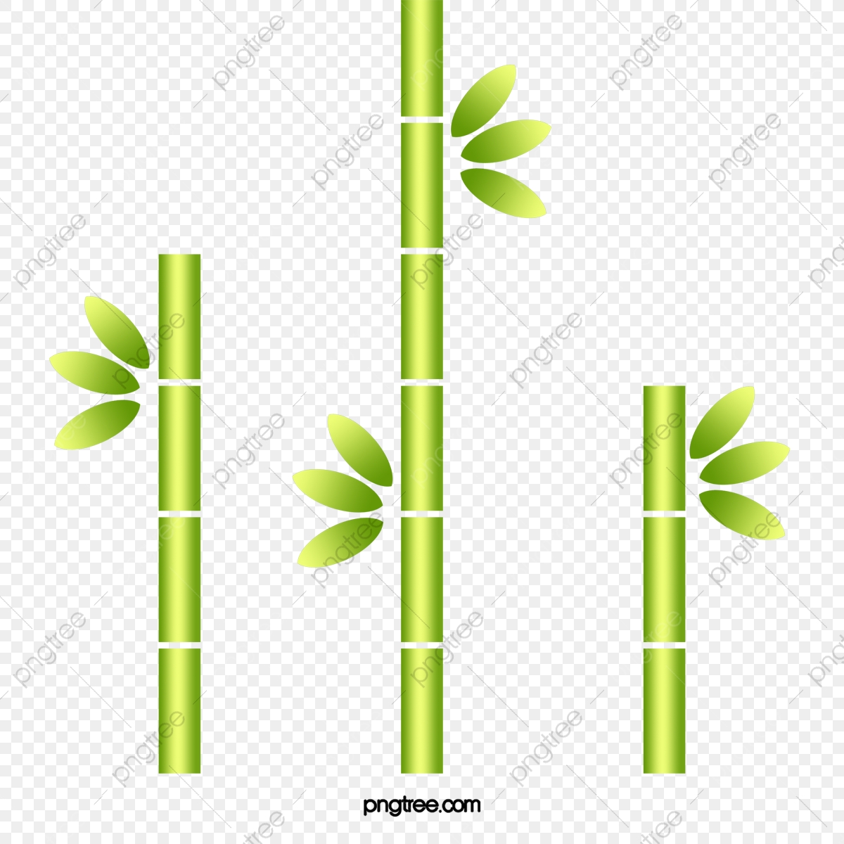 1200x1200 Vector Decorative Pattern Green Bamboo Plants, Vector, Plant