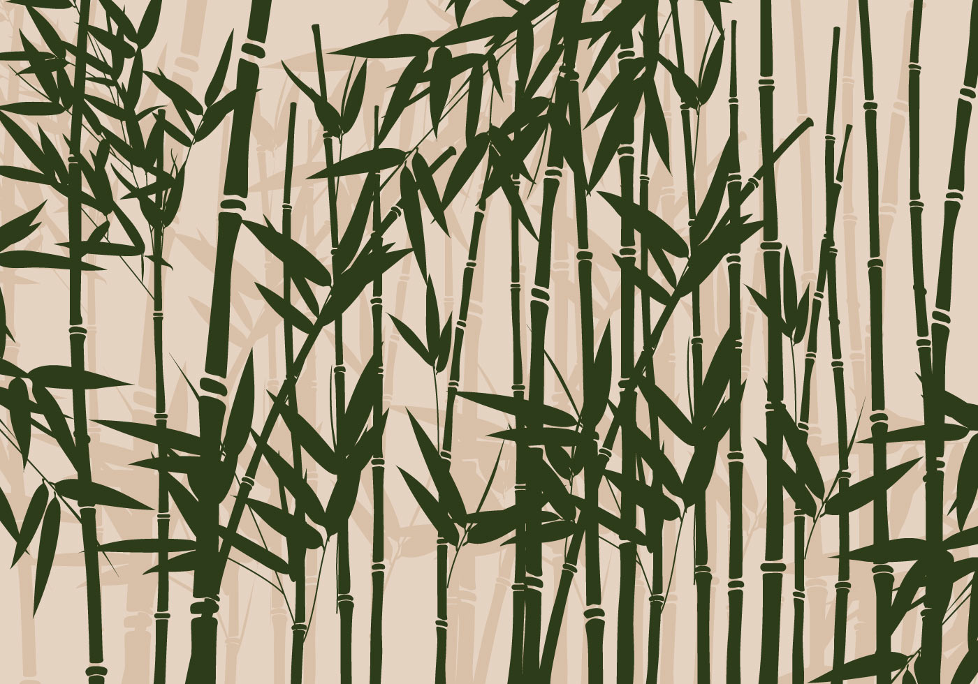 1400x980 Bamboo Free Vector Art