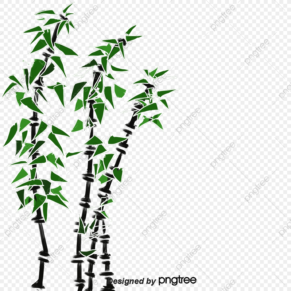 1200x1200 Ink Bamboo Vector, Bamboo Vector, Ink, Bamboo Png And Vector
