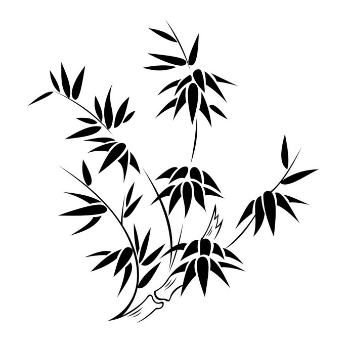 Bamboo Plant Graphics Design Dxf Png Vectordesign 690x690 Bamboo Plant Graphics Design Dxf Png Vectordesign