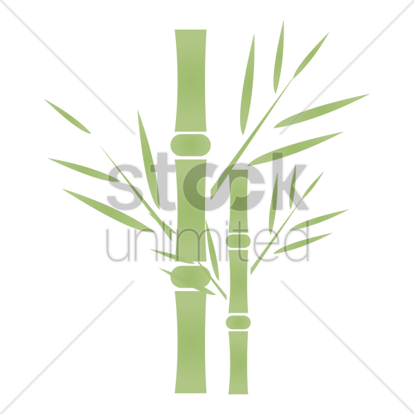 Bamboo Vector Image 600x600 Bamboo Vector Image