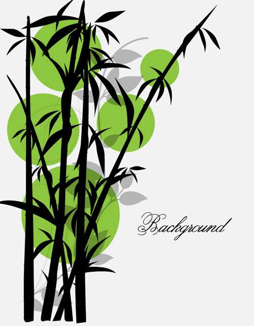 Black Bamboo Plant Vector 500x640 Black Bamboo Plant Vector