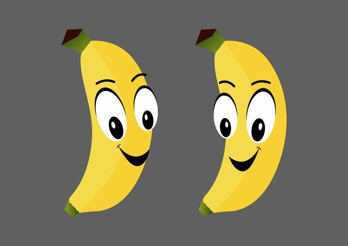 Banana Cartoon Vector