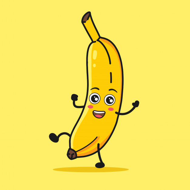 Banana Cartoon Dancing Vector Premium Download 626x626 Banana Cartoon Dancing Vector Premium Download