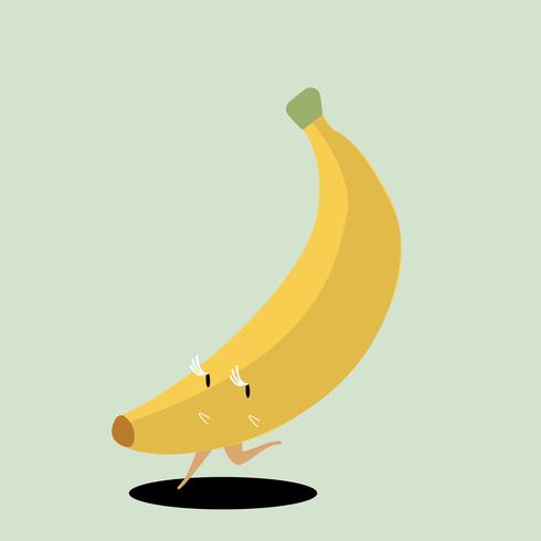 490x490 Yellow Ripe Banana Cartoon Character Vector