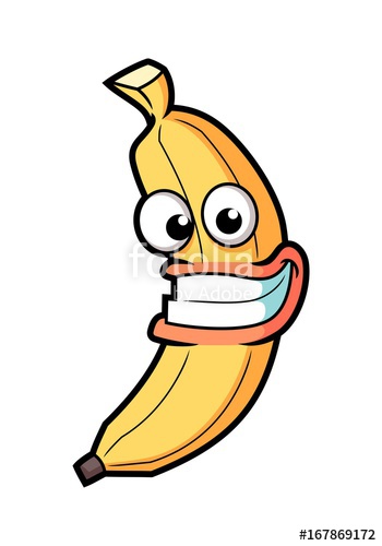 Banana Mascot Logo Cartoon Vector Illustration Stock Image 350x500 Banana Mascot Logo Cartoon Vector Illustration Stock Image
