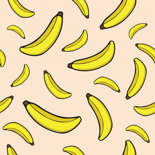 Cheerful Banana Pattern Vector Premium Download 626x626 Cheerful Banana Pattern Vector Premium Download