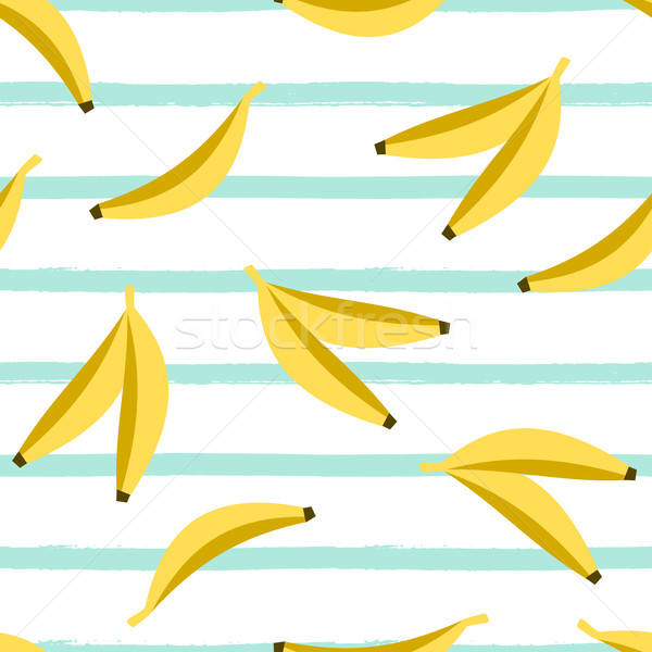 Seamless Bananas Pattern Vector Illustration Iveta Angelova 600x600 Seamless Bananas Pattern Vector Illustration Iveta Angelova