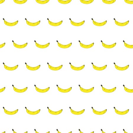 Seamless Pop Art Banana Pattern Randomly Distributed On Color 450x450 Seamless Pop Art Banana Pattern Randomly Distributed On Color