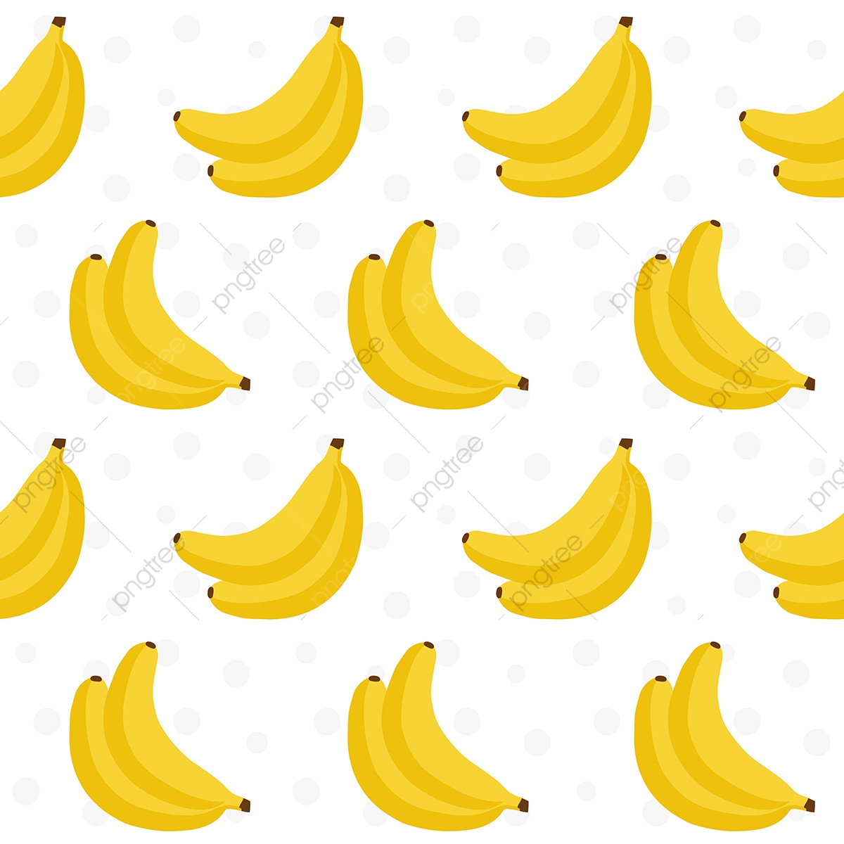Vector Seamless Pattern With Banana, Abstract, Backdrop 1200x1200 Vector Seamless Pattern With Banana, Abstract, Backdrop
