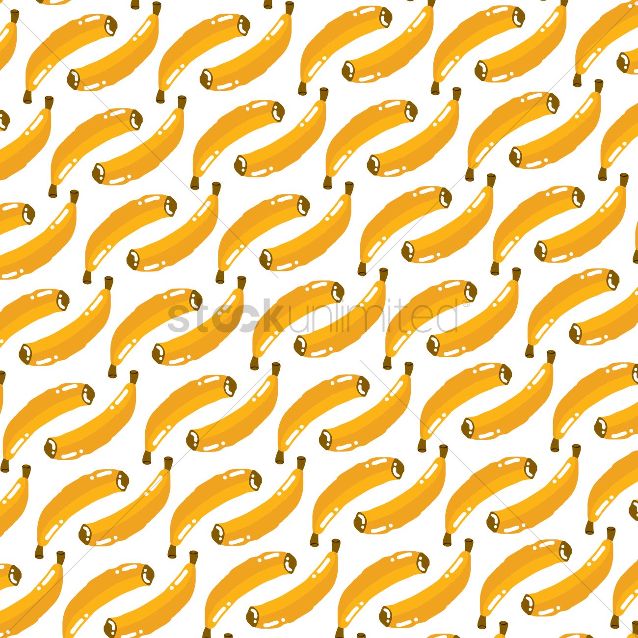 Banana Pattern Background Vector Image 1300x1300 Banana Pattern Background Vector Image