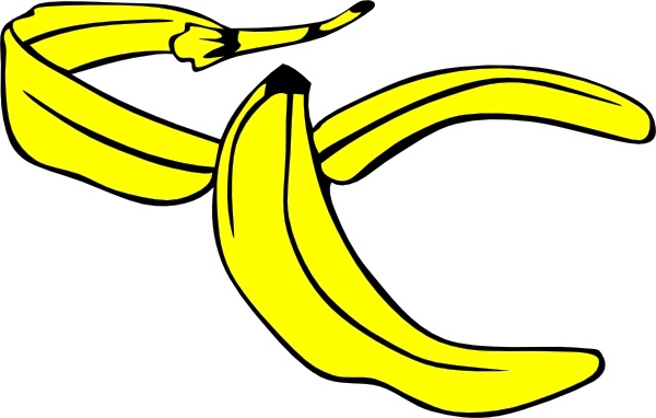 Banana Peel Clip Art Free Vector In Open Office Drawing 600x382 Banana Peel Clip Art Free Vector In Open Office Drawing