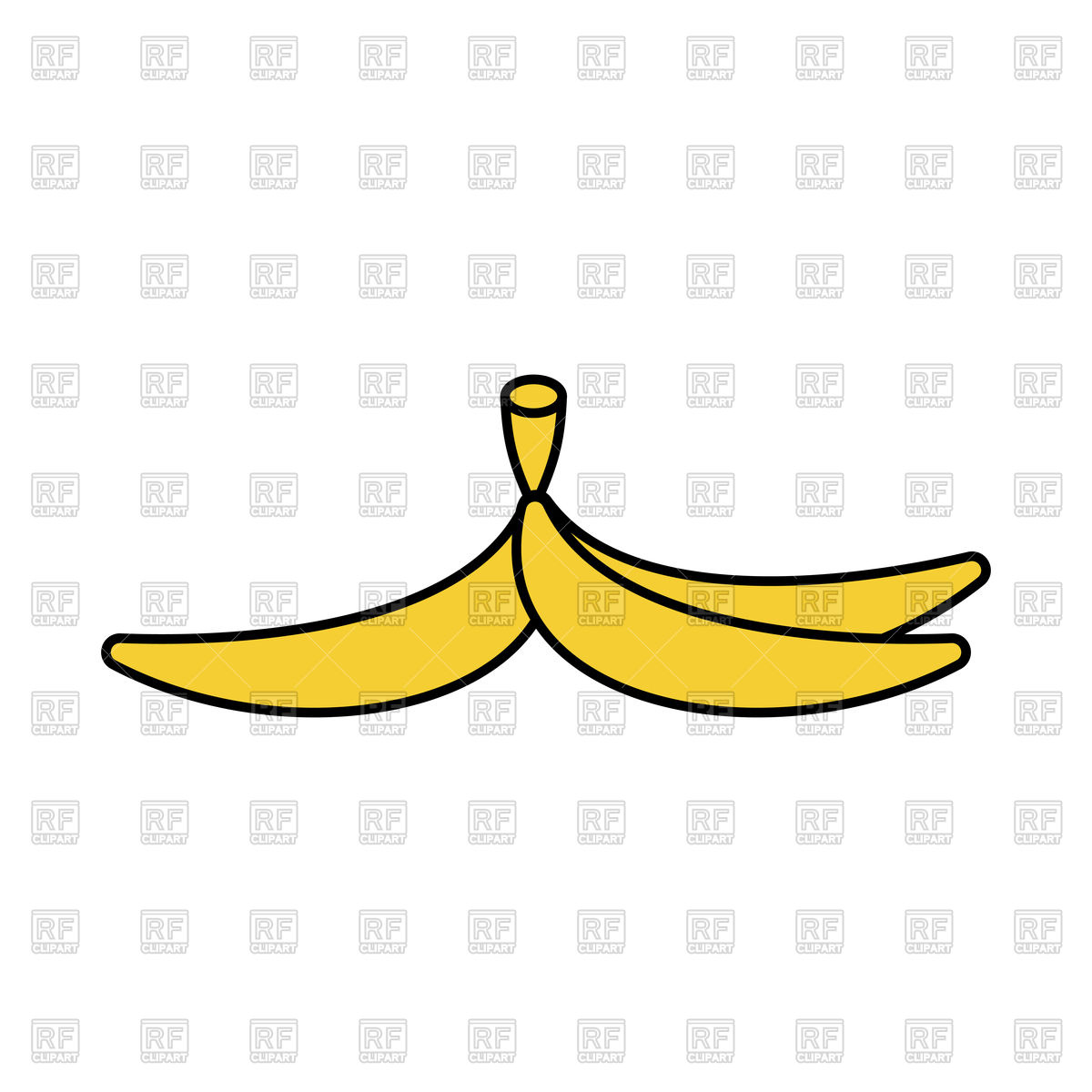 Banana Peel On White Background Vector Image Of Food And Beverages 1200x1200 Banana Peel On White Background Vector Image Of Food And Beverages