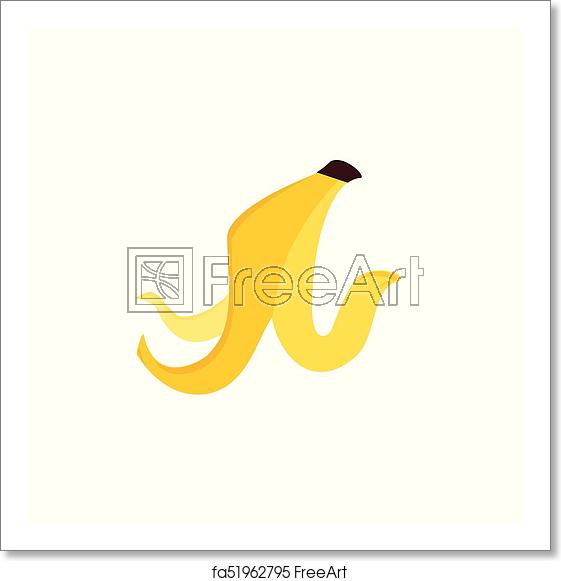 Free Art Print Of Banana Peel Vector Vector Illustration Banana 561x581 Free Art Print Of Banana Peel Vector Vector Illustration Banana