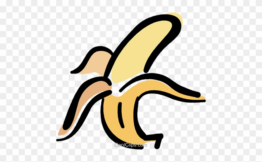 Peeled Banana Royalty Free Vector Clip Art Illustration 840x522 Peeled Banana Royalty Free Vector Clip Art Illustration