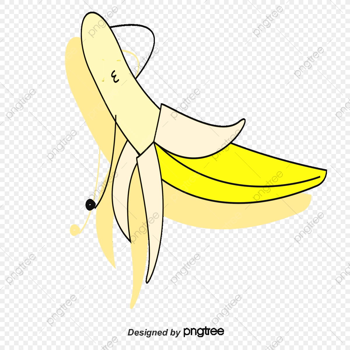 Vector Banana Peel, Banana Vector, Vector Banana, Fruit Png 1200x1200 Vector Banana Peel, Banana Vector, Vector Banana, Fruit Png