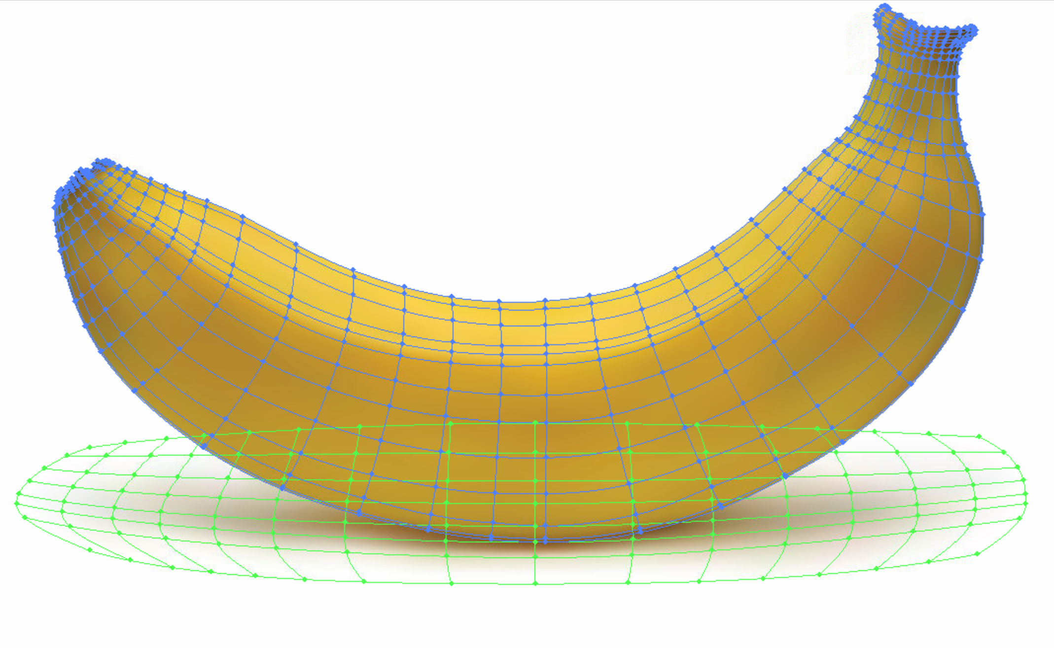 2138x1314 Banana Vector