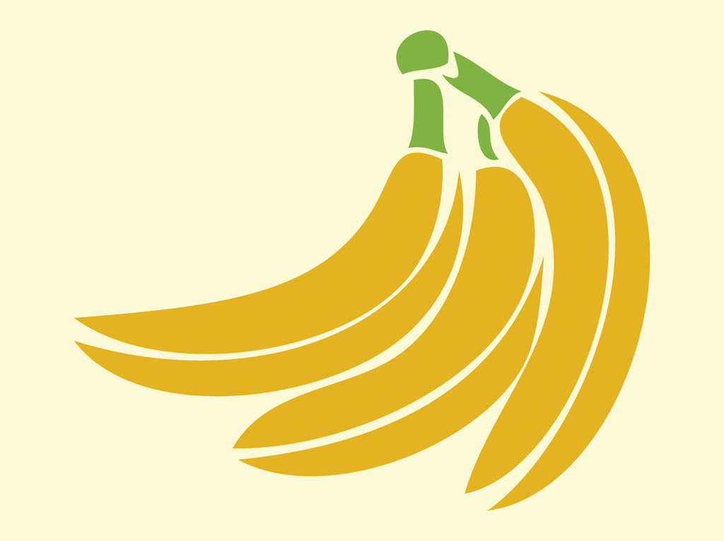 1024x765 Bananas Bunch Vector Art Graphics