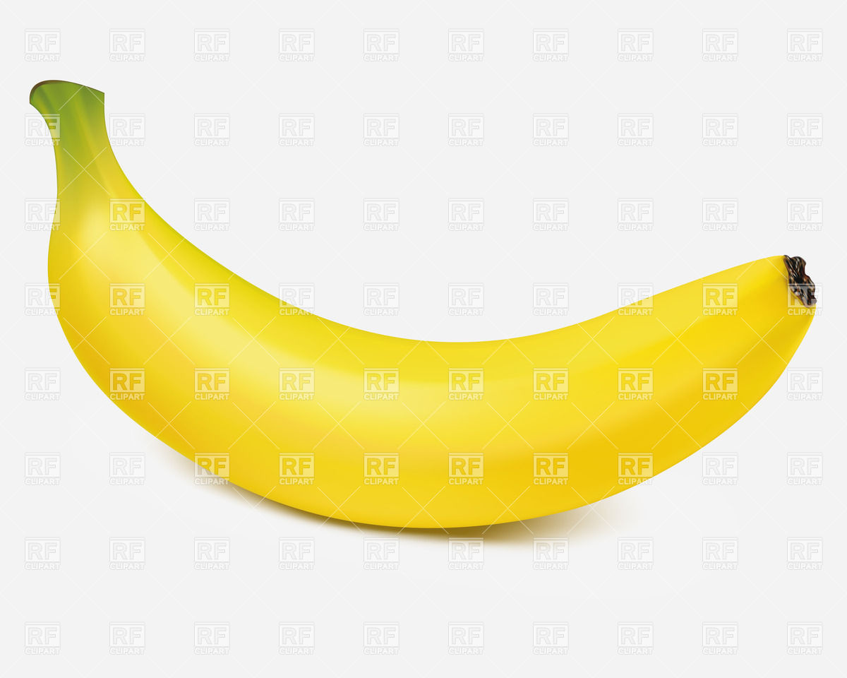 1200x960 Realistic Banana Vector Image Of Food And Beverages Mylisa