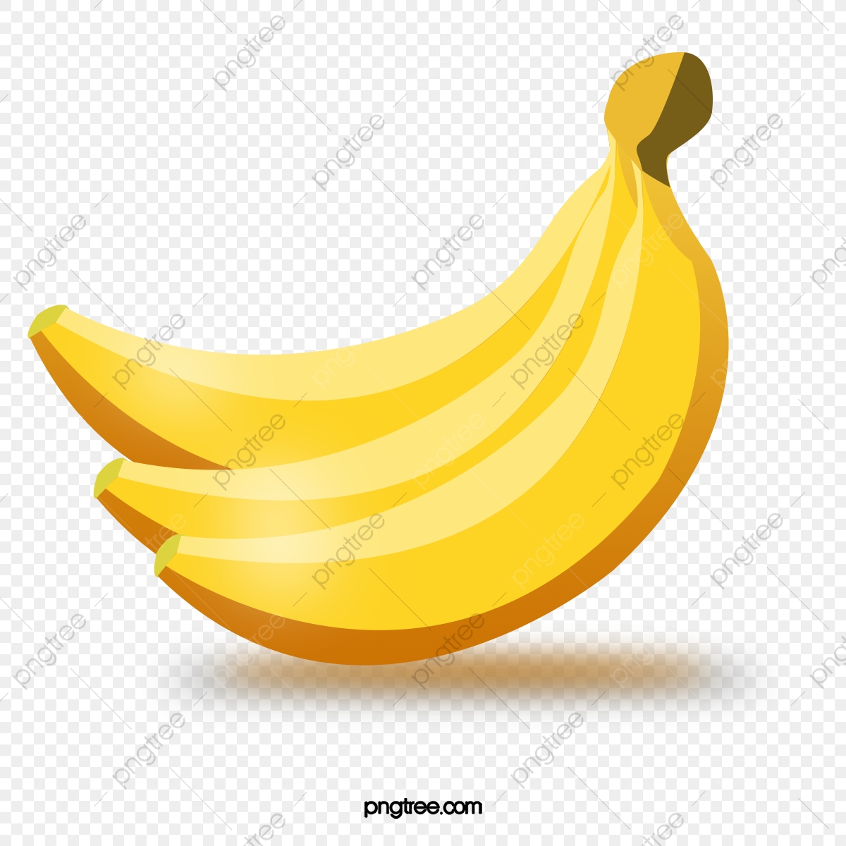 1200x1200 Banana Vector, Yellow, Food Png And Vector With Transparent