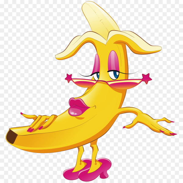600x600 Banana Vector Graphics Clip Art Illustration Portable Network