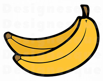 340x270 Banana Vector Etsy