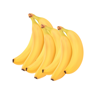 360x360 Banana Vector, Free Download Banana Leaves, Bananas, Banana Leaf