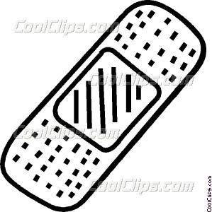 299x300 Band Aid Vector Clip Art
