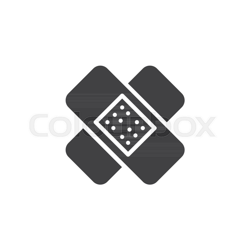 800x800 Band Aid Vector Icon Filled Flat Sign Stock Vector Colourbox