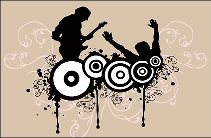 424x277 Vector Music Band Silhouettes Free Vector Download