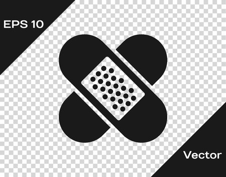 450x353 Grey Crossed Bandage Plaster Icon Isolated On Transparent