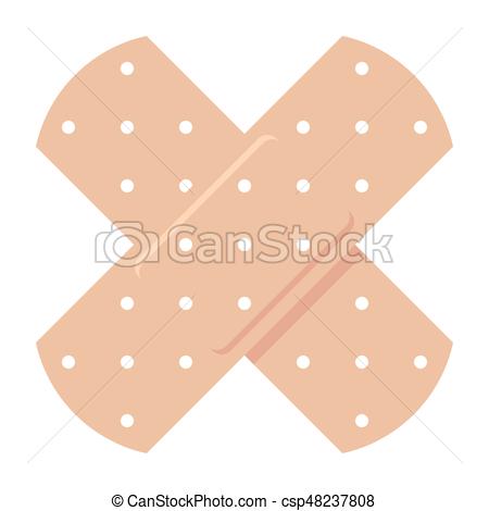 450x470 Adhesive Bandage Icon Adhesive Bandage, Vector Illustration