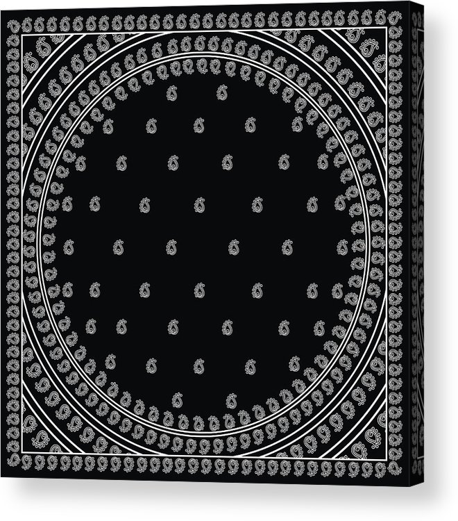 Vector Bandana Design Acrylic Print 660x750 Vector Bandana Design Acrylic Print