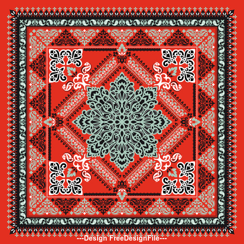 Ornament Seamless Paisley Bandana Print Pattern Vector Free Download 500x500 Ornament Seamless Paisley Bandana Print Pattern Vector Free Download