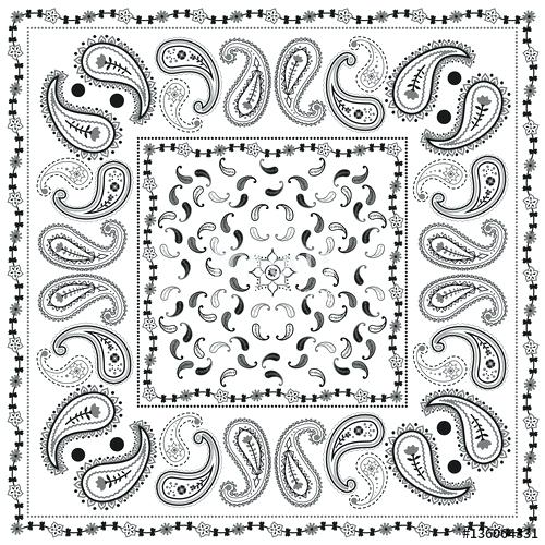 Bandana Pattern Vector Rajujha 500x500 Bandana Pattern Vector Rajujha
