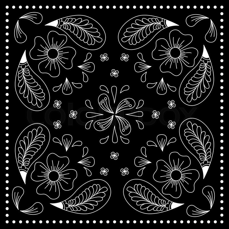 Download Bandana Print Vector at Vectorified.com | Collection of ...