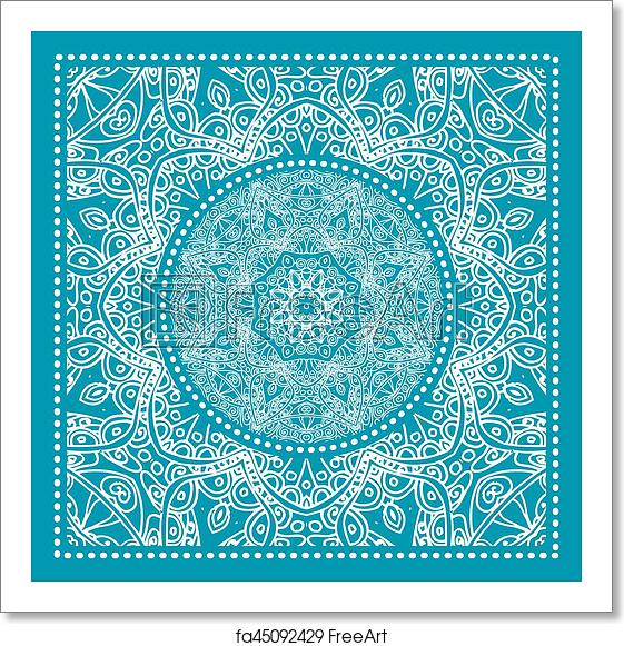 Free Art Print Of Blue Bandana Print Blue Bandana Print Vector 561x581 Free Art Print Of Blue Bandana Print Blue Bandana Print Vector