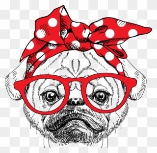 Pug Bandana Tee 320x313 Pug Bandana Tee