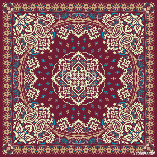 Paisley Bandana Print Stock Image And Royalty Free Vector 500x500 Paisley Bandana Print Stock Image And Royalty Free Vector