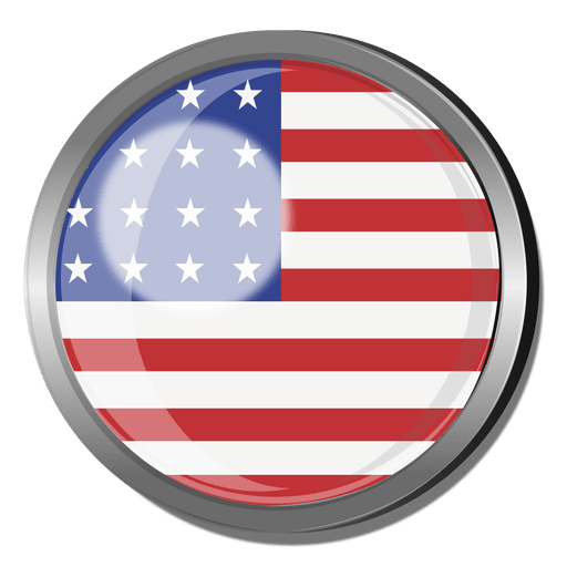 512x512 Usa Flag Badge