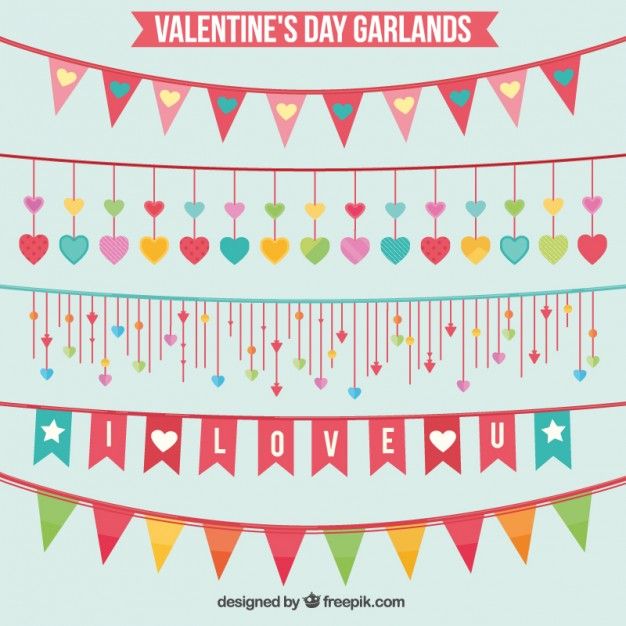 626x626 Guirnaldas Y Banderines Del De Vector Gratis