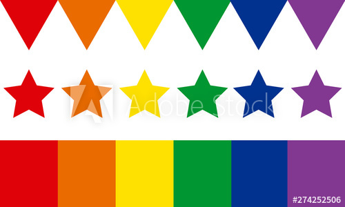 500x300 Banderines, Estrellas Y Banderas Del Orgullo Lgtbiq