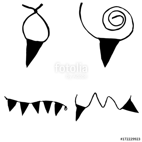 500x500 Guirnaldas Y Banderines Stock Image And Royalty Free Vector