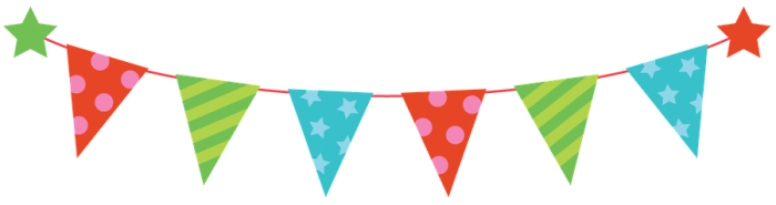 700x185 Banderines Png Vector, Clipart