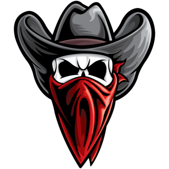 340x340 Bandit Skull Logo